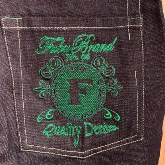 Authentic FUBU Vintage Jean Shorts *RARE!* - Picture 1 of 8